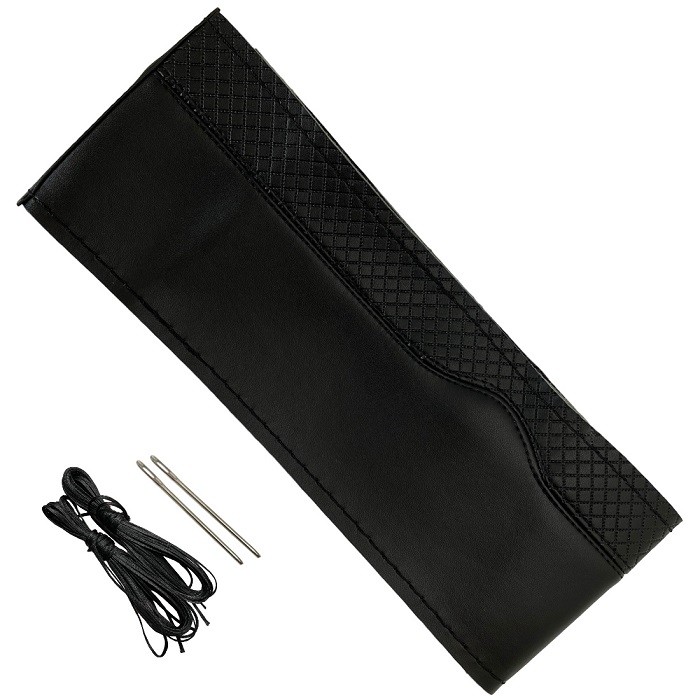 ハンドルカバー 編み込み式 ステアリングカバー 本革 編み込み 37cm