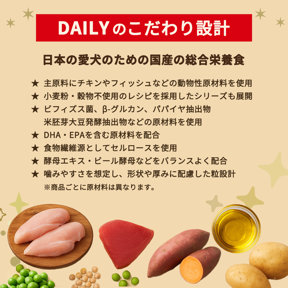 ニチドウ Dr.PRO. DAILY ドクタープロ グレインフリーチキン 中大型犬