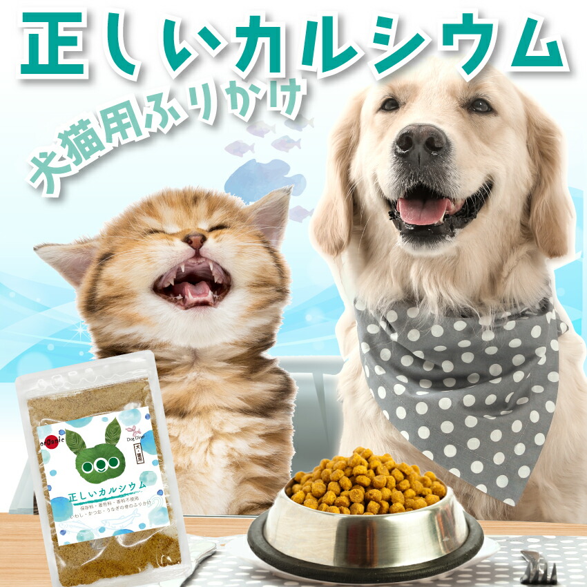 犬 猫 ふりかけ 正しいカルシウム 100g 無添加 国産 有機 カルシウムの補給 粉末 うなぎの骨 入り : 500000603 :  犬のご飯とケーキのドッグダイナー - 通販 - Yahoo!ショッピング