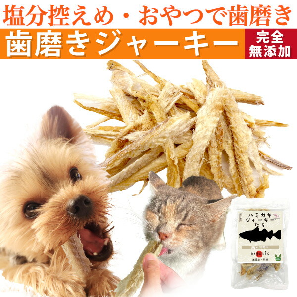 犬 猫用 歯磨き ジャーキー 鱈 歯石 歯垢 国産 無添加 オーガニック ガム 歯磨きジャーキー ペット用 歯磨きガム | ドッグダイナー | 19