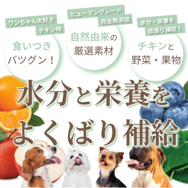 犬用 無添加 熱中症対策飲料 バテない君 1本...の詳細画像4