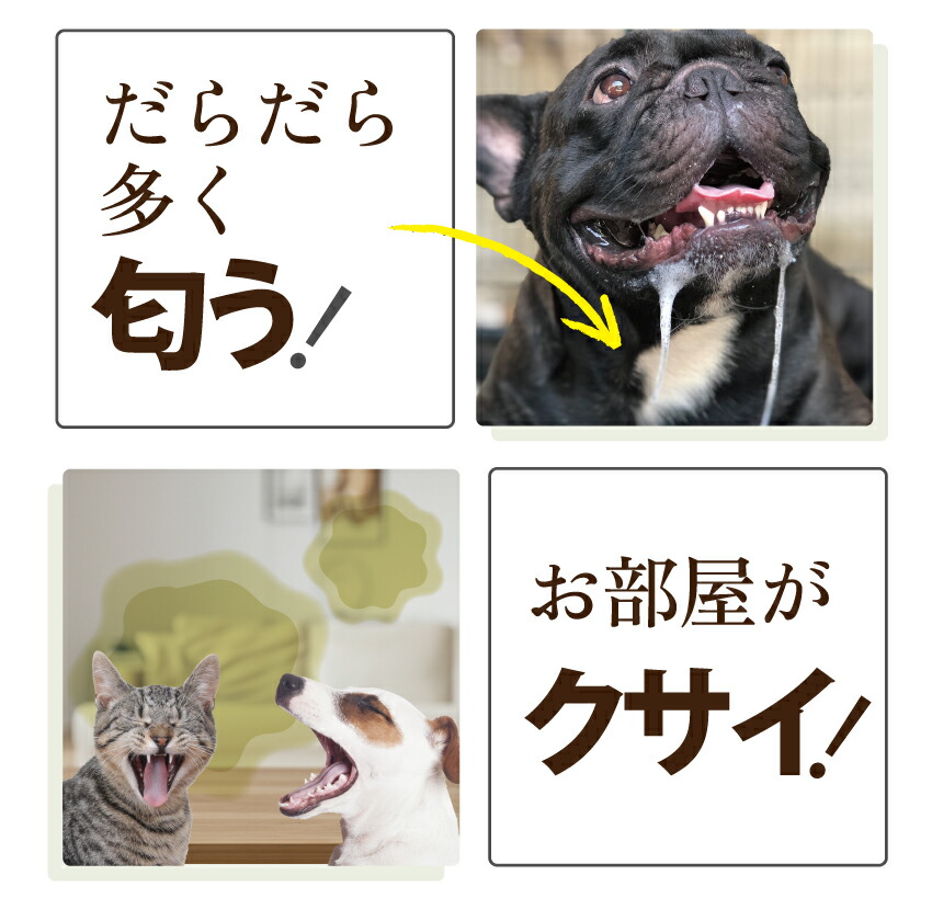 犬・猫・口臭のサプリ