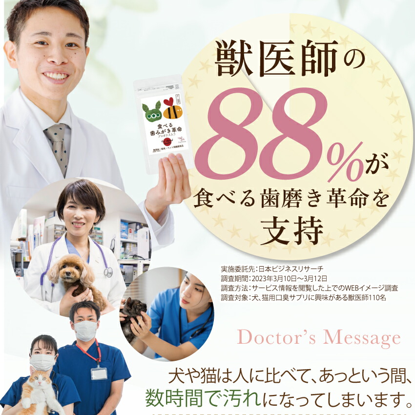 犬・猫・口臭のサプリ