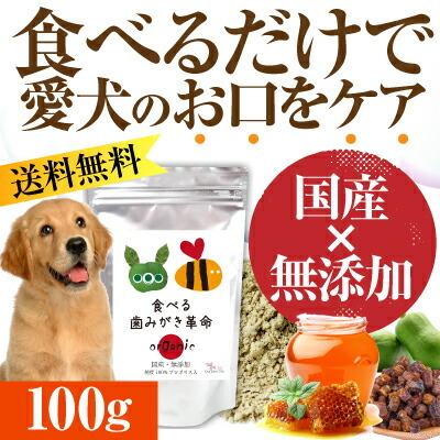 食べる歯磨き革命・犬の口臭・虫歯に