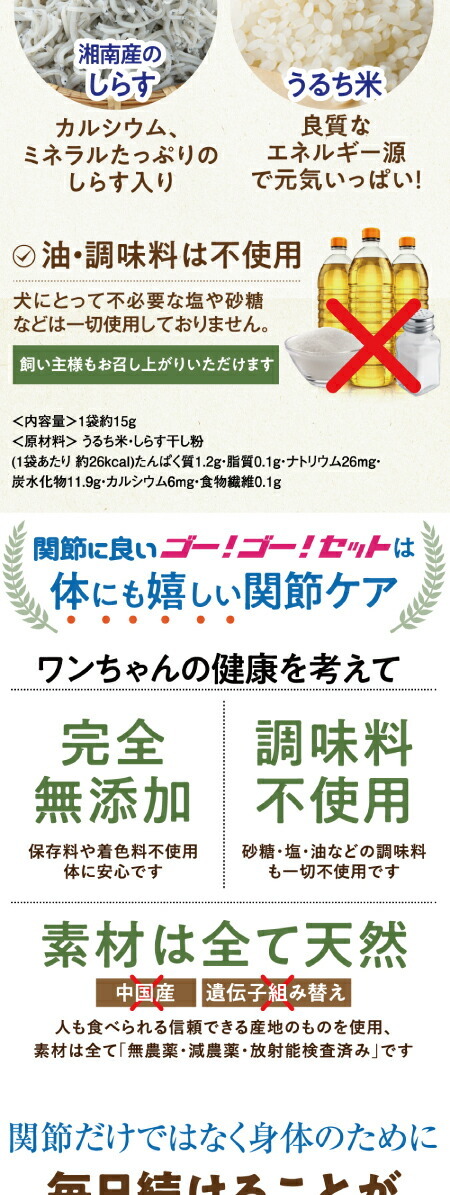 犬の関節、骨・腰・足・脱臼・歩行・後ろ足にサプリとおやつ・無添加