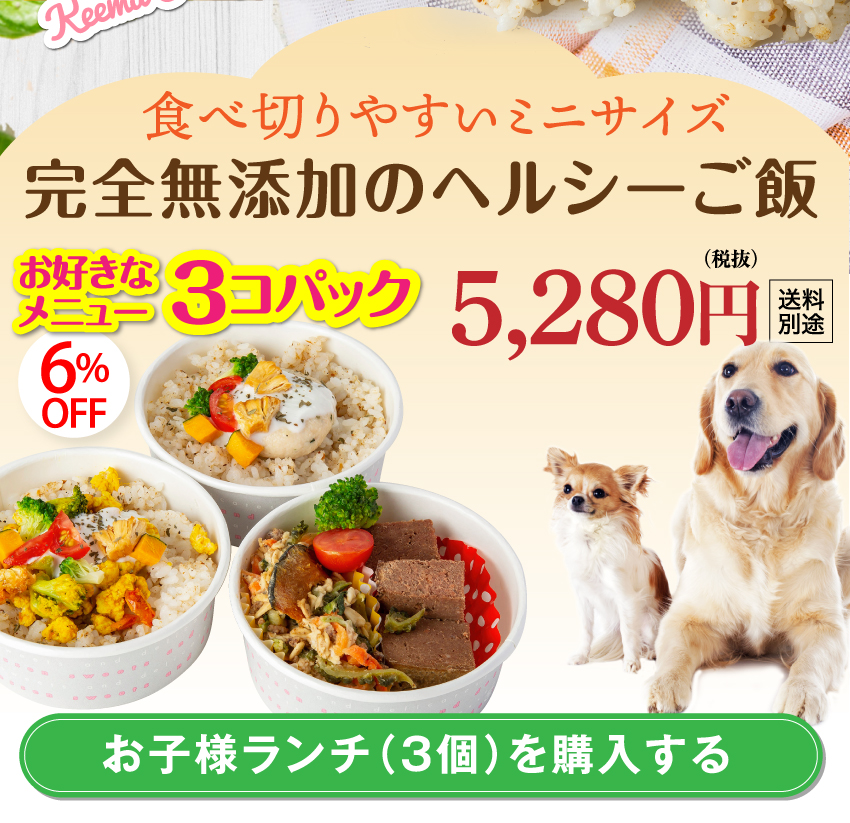 犬の手作りごはん