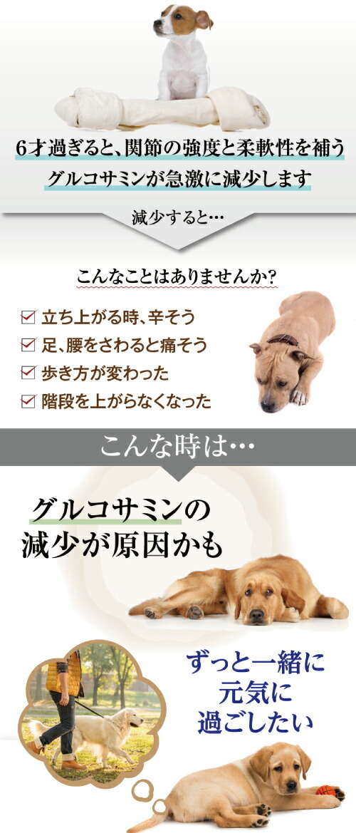 犬 猫 関節 サプリ サプリメント グルコサミン