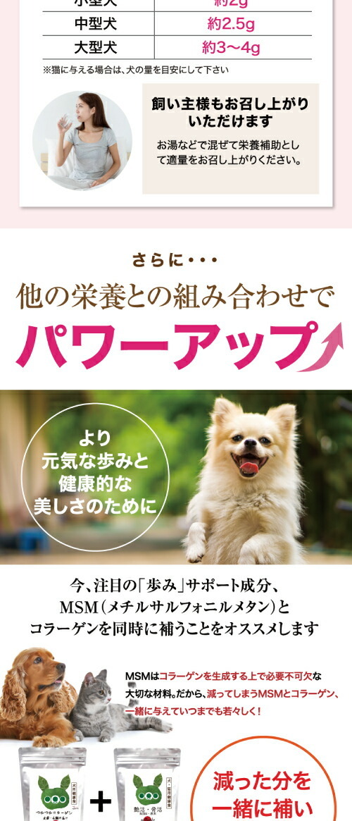 犬 猫 毛や皮膚のケア サプリ つやつや コラーゲン 75g 無添加 メール便 送料無料 Kora75 犬のご飯とケーキのドッグダイナー 通販 Yahoo ショッピング