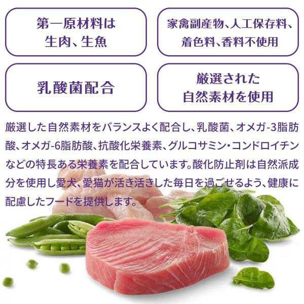 ウェルネスコア 高たんぱく質・穀物不使用 成犬用 (1〜6歳) オーシャンフィッシュ 5.4kg グレインフリー ドッグフード ドライ 犬 乳酸菌_3
