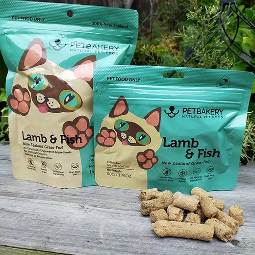 ペットベーカリー Lamb ＆ Fish New Zealand GrassFed ラム＆フィッシュ / For Cats 150g