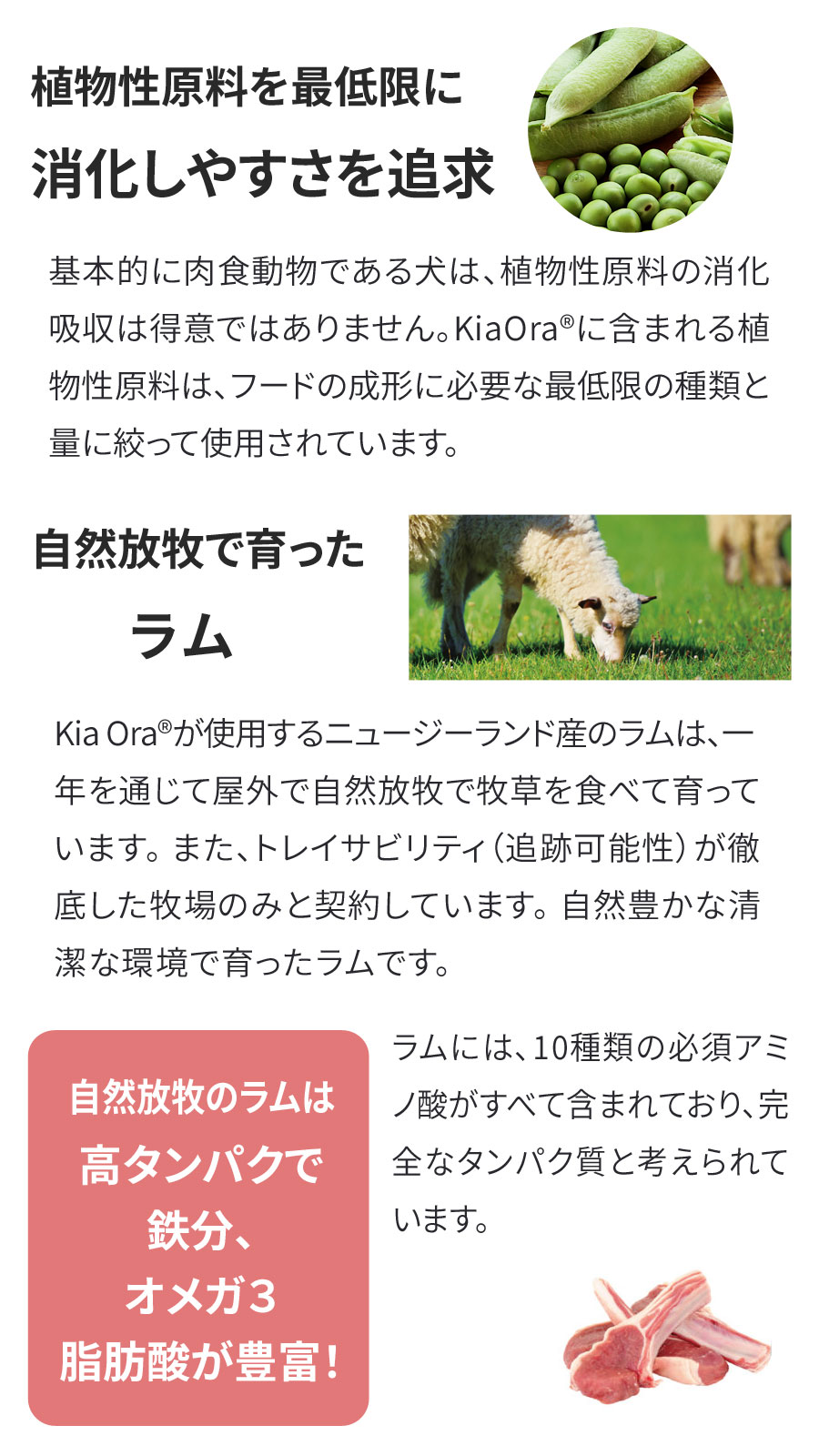 Kia Ora（キアオラ） ドッグフード ラム&サーモン 2.7kg 犬 ドック