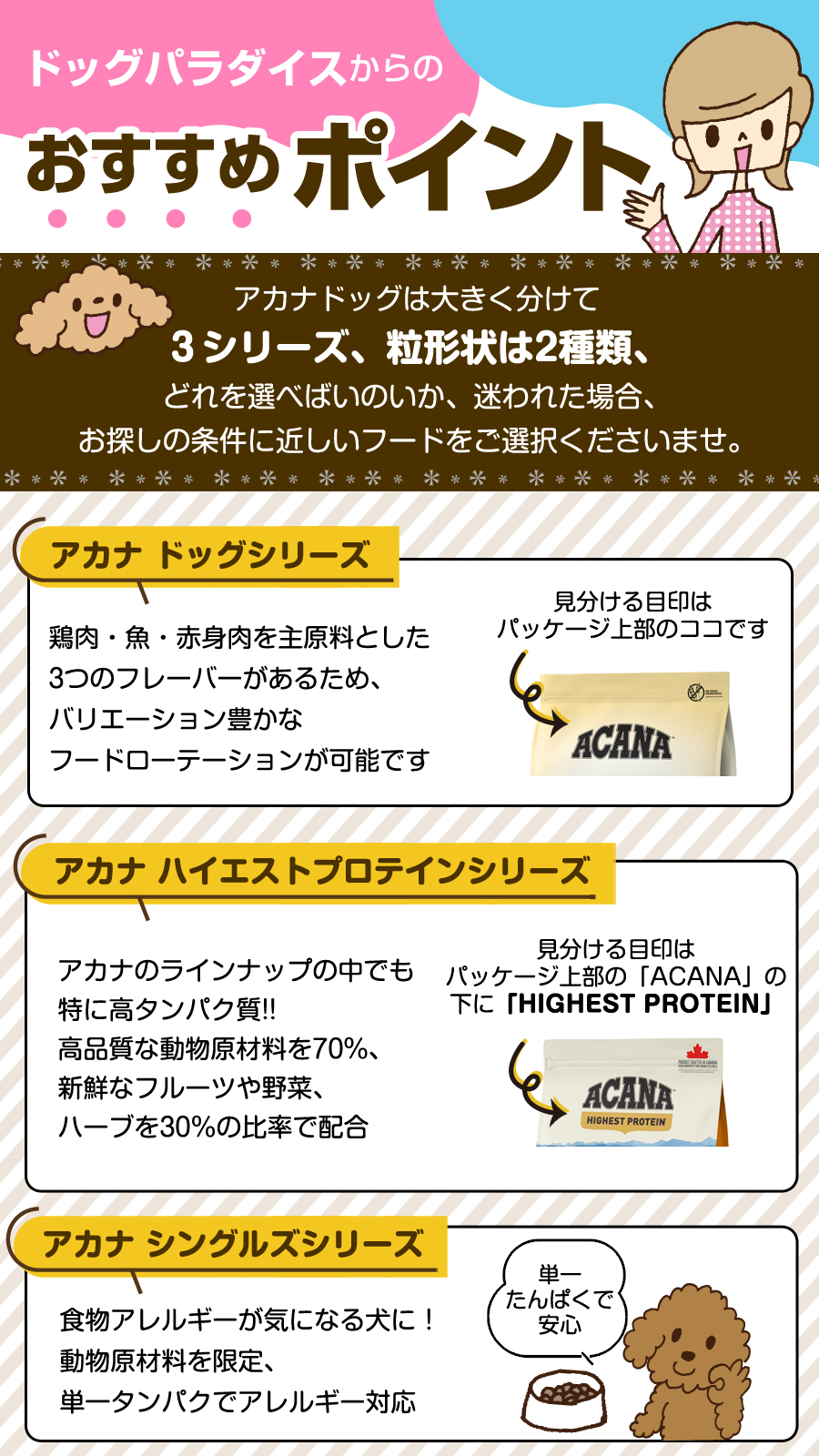ACANA（アカナ） シニアレシピ 2kg : ドッグパラダイスぷらすニャン