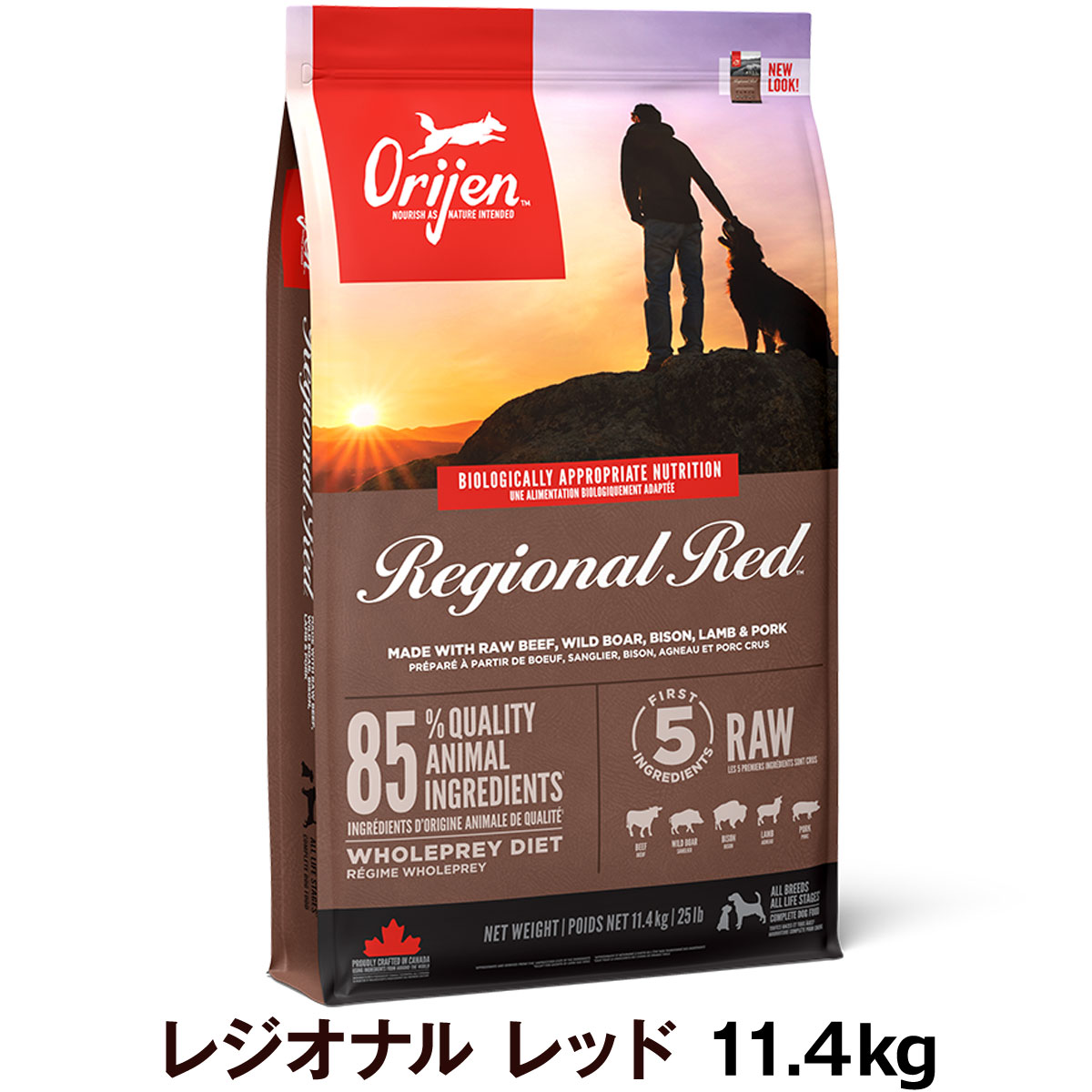 �I���W�� ���W�I�i�����b�h �h�b�O 11.4kg �h�b�O�t�[�h �� ORIJEN �h�b�N �h���C