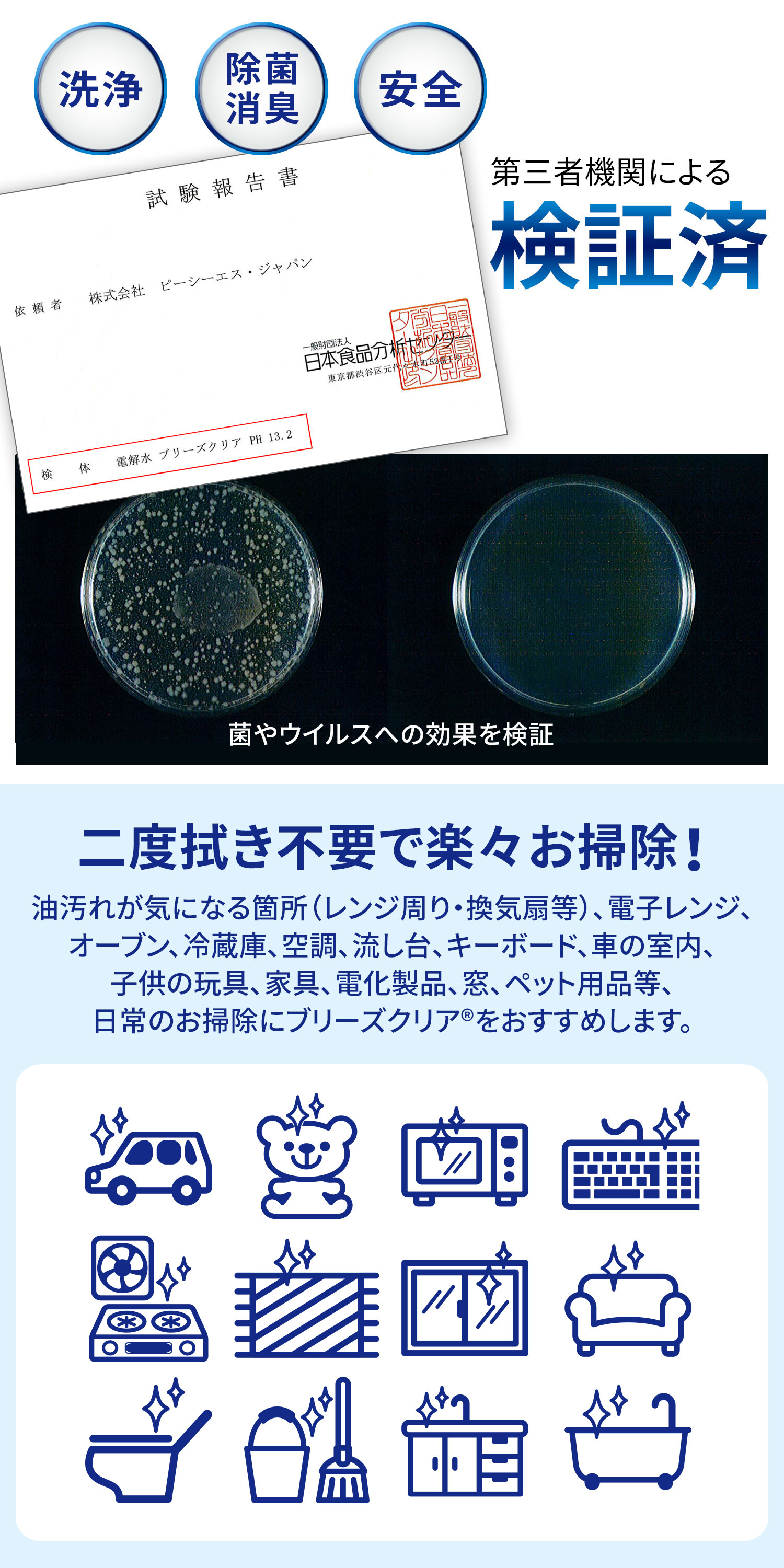 pH13.2以上 強アルカリ電解水 ブリーズク...の詳細画像5