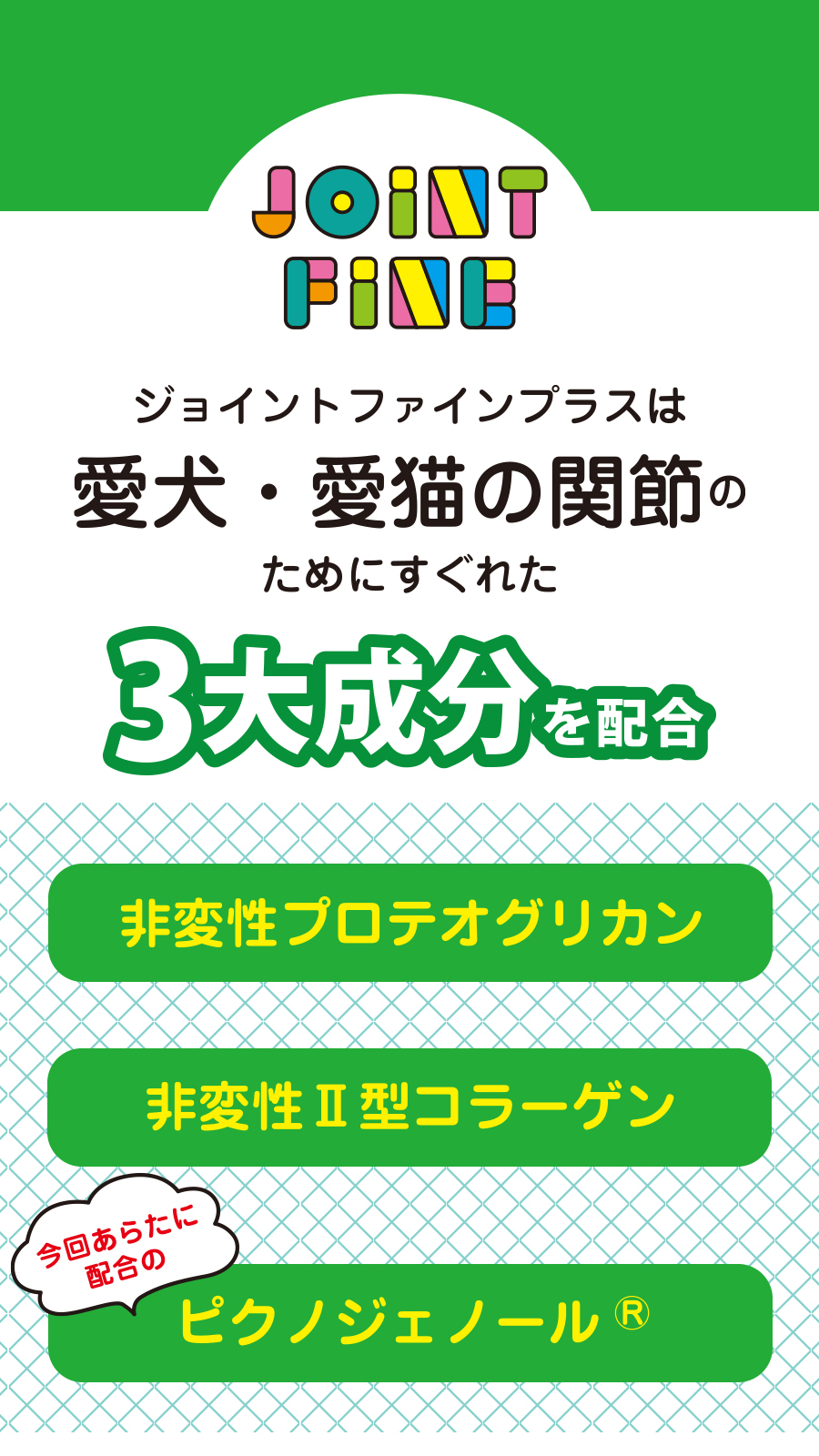 犬 猫 関節 サプリメント ジョイントファイン＋（プラス） 60粒 ピクノジェノール 追跡可能メール便のみ送料無料（同梱不可）ペット サプリ 皮膚 | ジョイントファイン | 06