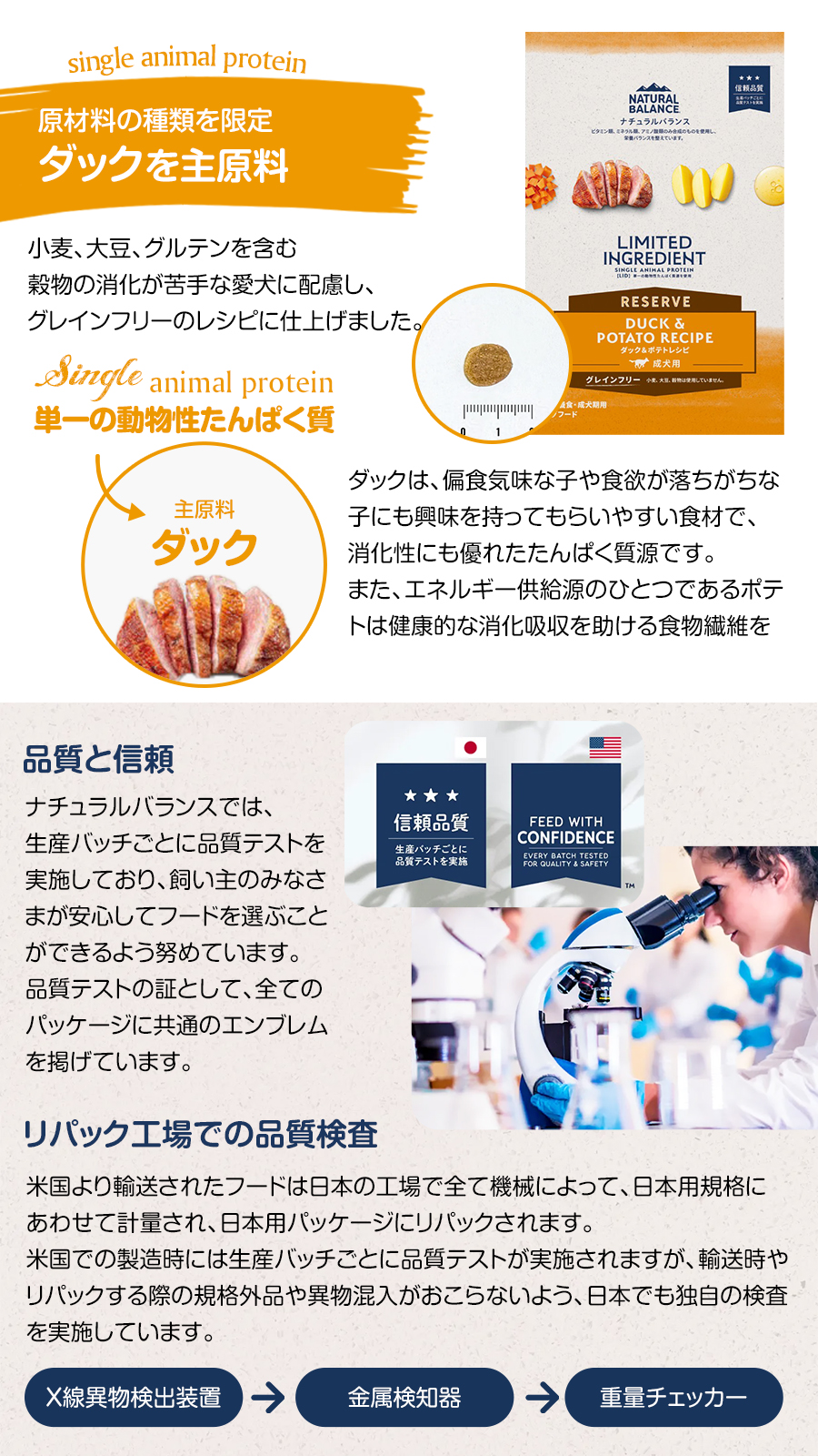 [2026年10月1日価格改定]ナチュラルバランス LID グレインフリー 成犬用 ダック＆ポテト 5kg+わんわんウエットてぃっしゅ 1個 ドッグフード 犬 ドライ | Natural Balance | 04