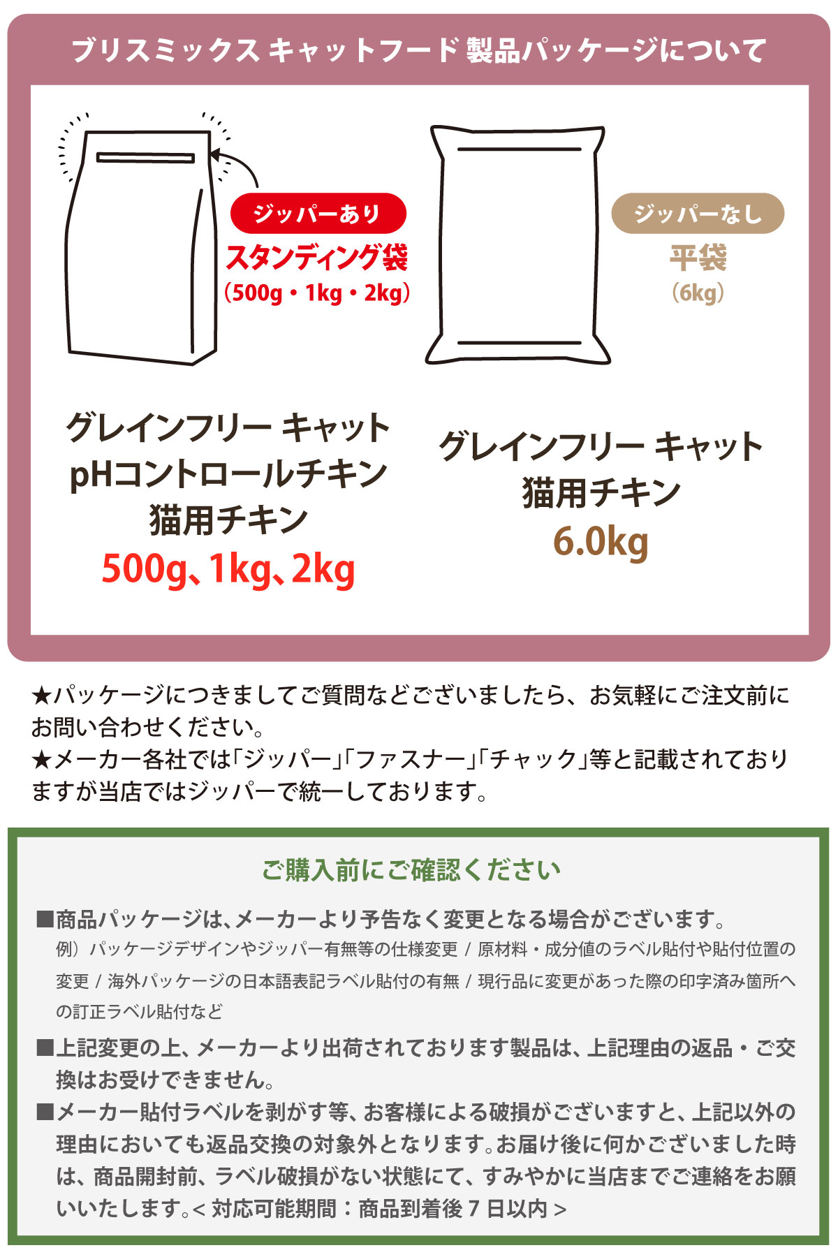 ブリスミックス キャットフード pHコントロール チキンレシピ 500g｜dogparadise｜02