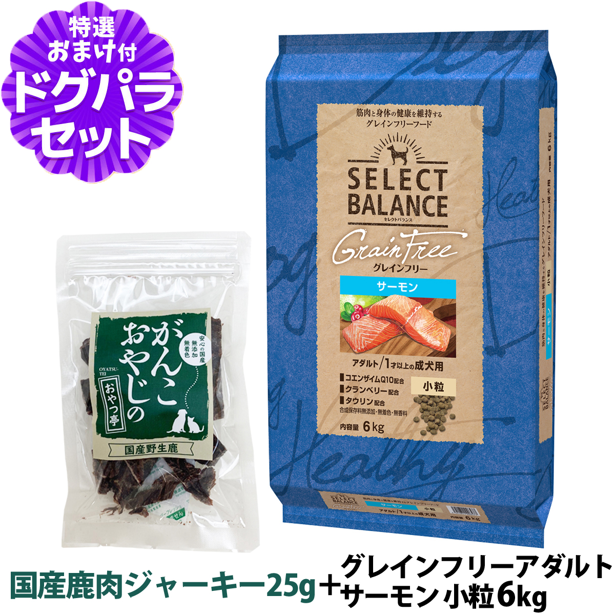 セレクトバランス　グレインフリー　アダルトサーモン　小粒　6kg SELECT BALANCE セレクトバランス グレインフリー アダルト