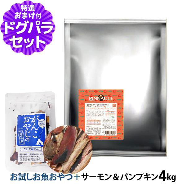 Yahoo! Yahoo!ショッピング(ヤフー ショッピング)ピナクル サーモン＆パンプキン 4kg+お試し国産お魚厚削り 15g ドッグフード 犬