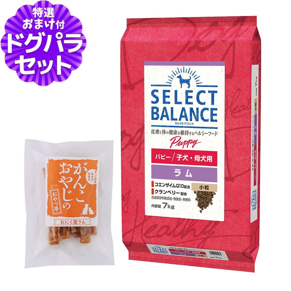 セレクトバランス　パピー　ラム　7kg SELECT BALANCE セレクトバランス パピー ラム 小粒 7kg+国産たじま鶏