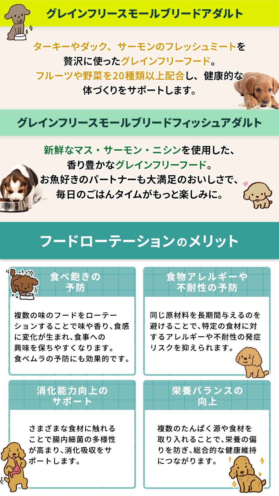 (選べるプレゼント付き)ナウ フレッシュ グレインフリー ローテーションセット スモールブリードアダルト＋スモールブリードフィッシュアダルト 2.3kg 各1袋_2