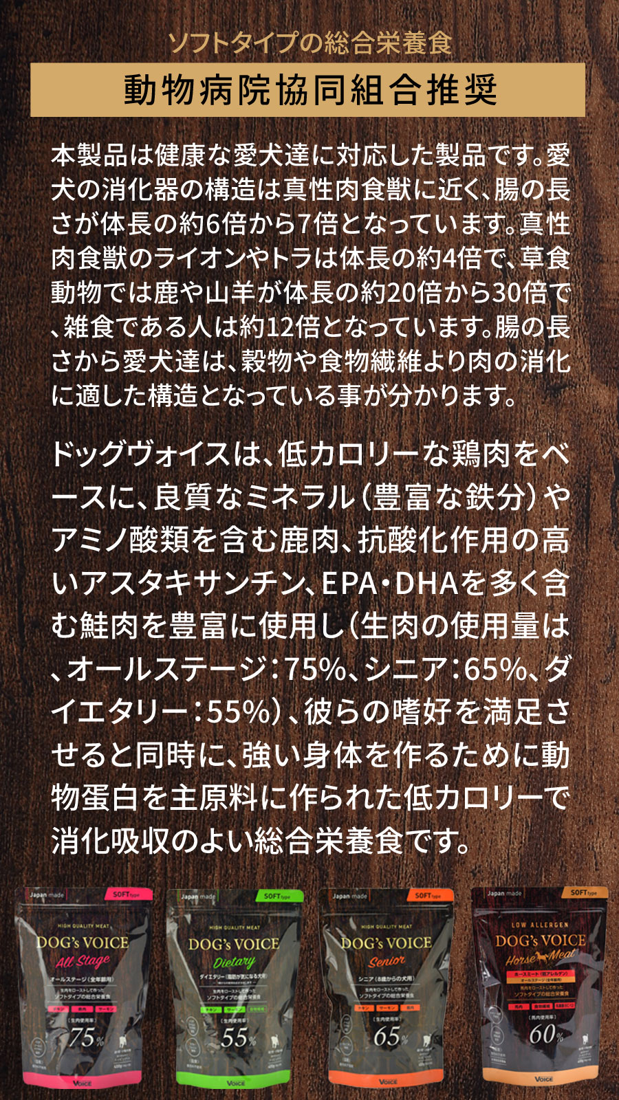 (選べるプレゼント付き)ドッグヴォイス シニア65 400g（100g×4分包タイプ） 8歳からの犬用 犬 フード 総合栄養食 セミモイスト 半生 ソフトタイプ 高齢犬 |  | 02