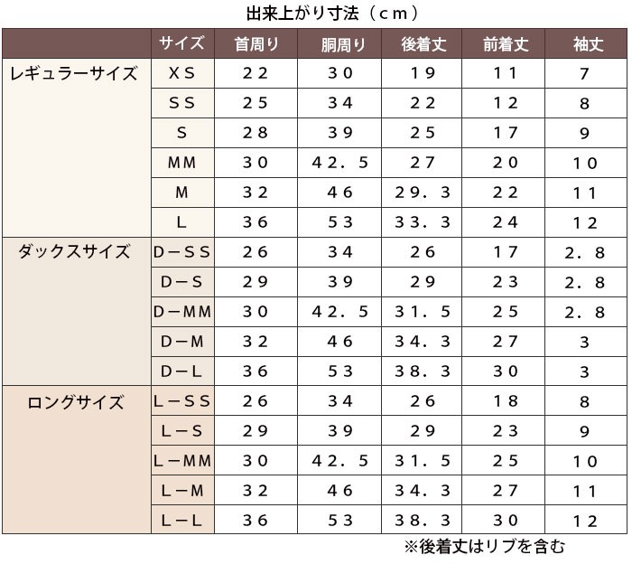 小型犬服型紙　ラグラントレーナー