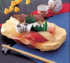 桧 彫刻節付盛台 7寸 【寿司用品・和食】 : 相互商会 - 通販 - Yahoo
