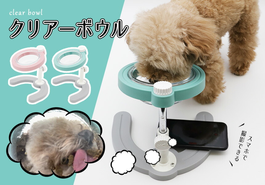 犬 食器 スリーアローズクリアーボウル 食器 ペット 犬 猫 ごはん おやつ 水飲み ペット用品 台付き 安心