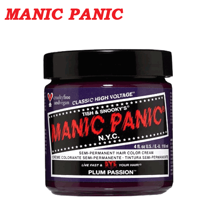 MANIC PANIC マニックパニック ヘアカラー クリーム 118ml 赤 紫 ピンク 各種【メール便350円対象商品】｜doigt｜06