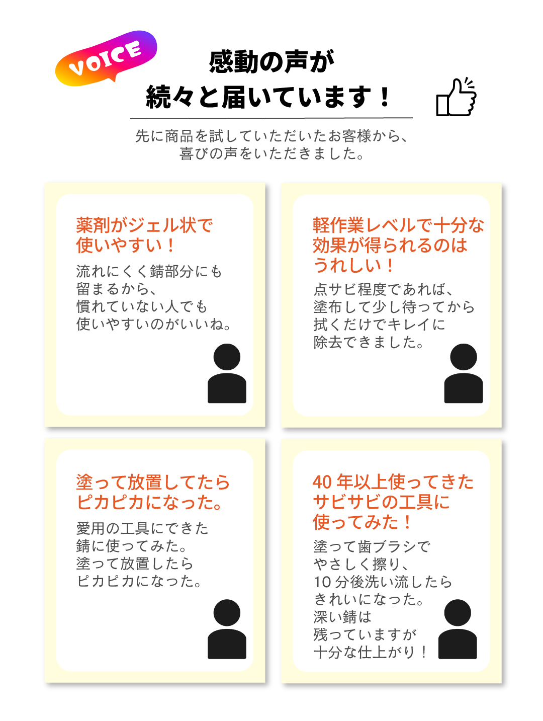 お客様の声
