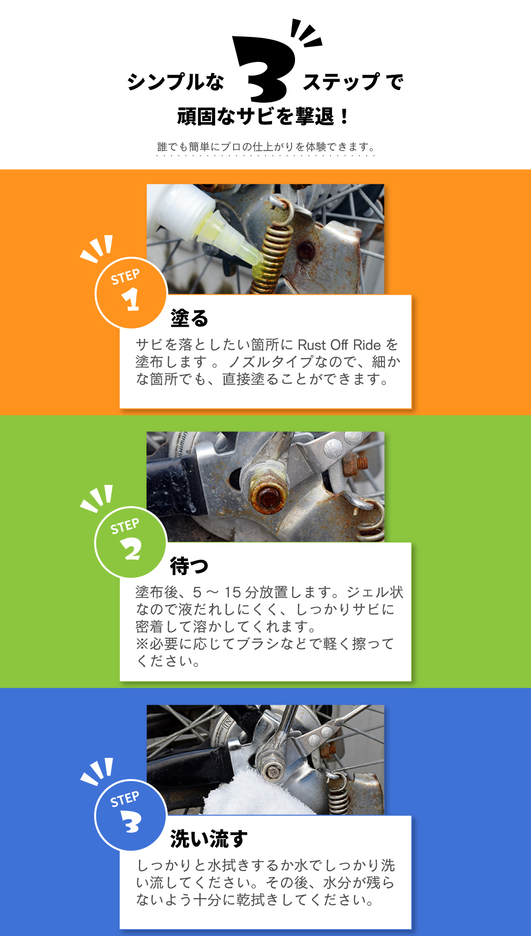 ３ステップ