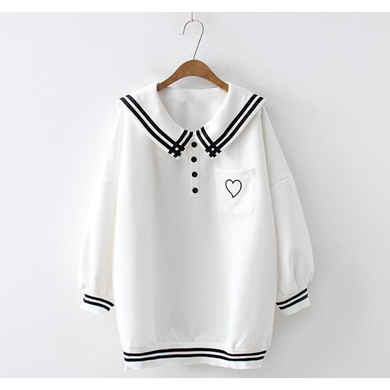 韓国ファッション パーカー レディース トレーナー 長袖 双子コーデ 制服風 原宿系 セーラー服 Tb 567 毒いちご 通販 Yahoo ショッピング 韓国ファッション パーカー レディース トレーナー 長袖 双子コーデ 制服風 原宿系 セーラー服 Tb 567 毒いちご 通販 Yahoo ショッピング