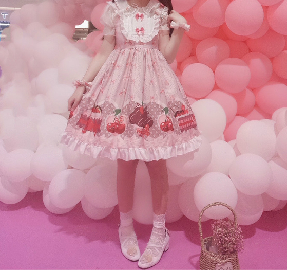 ロリータファッション ワンピース レディース ゴスロリ ゆめ
