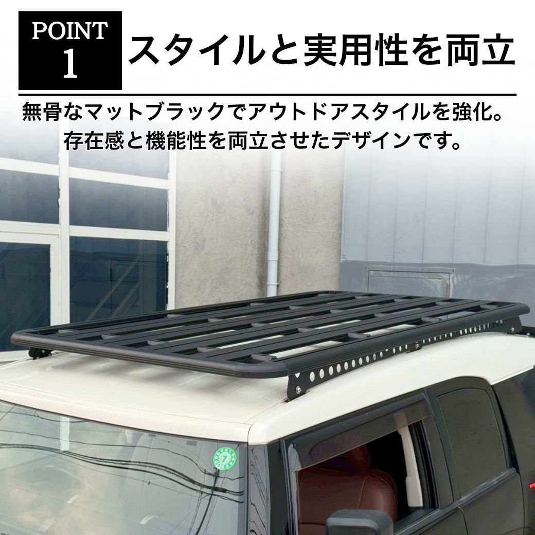 10%OFF 30日限定！GI☆GEAR フラットルーフラック ルーフキャリア