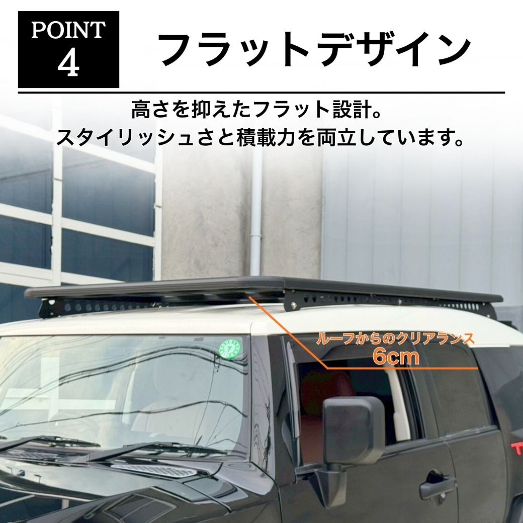GI☆GEAR フラットルーフラック ルーフキャリア フラットラック TOYOTA