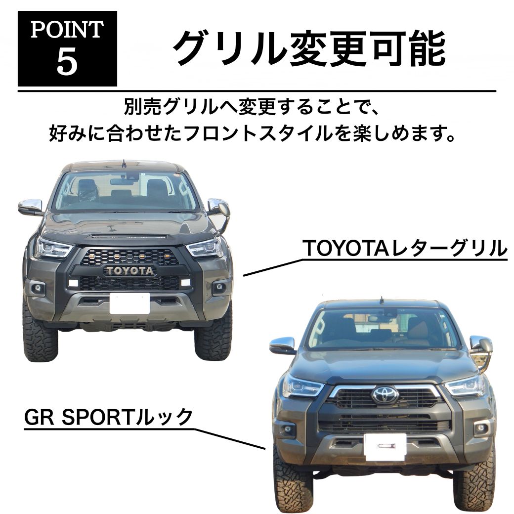トヨタ(TOYOTA) GI☆GEAR GRスポーツ仕様 フロントバンパー&グリル トヨタ(TOYOTA) GI☆GEAR GRスポーツ仕様 フロントバンパー&グリル