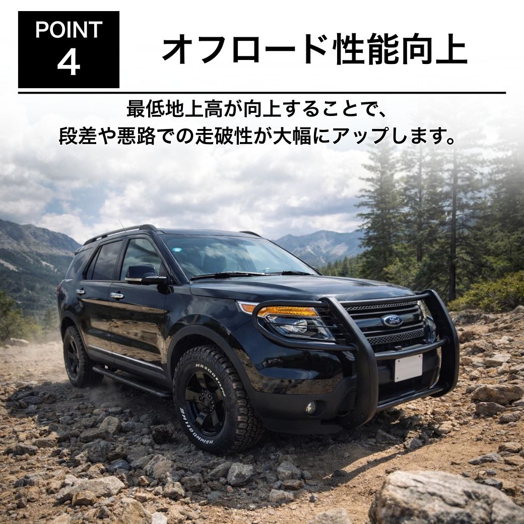 フォード [GI☆GEAR(ジーアイギア)社製] リフトアップサスキット FORD