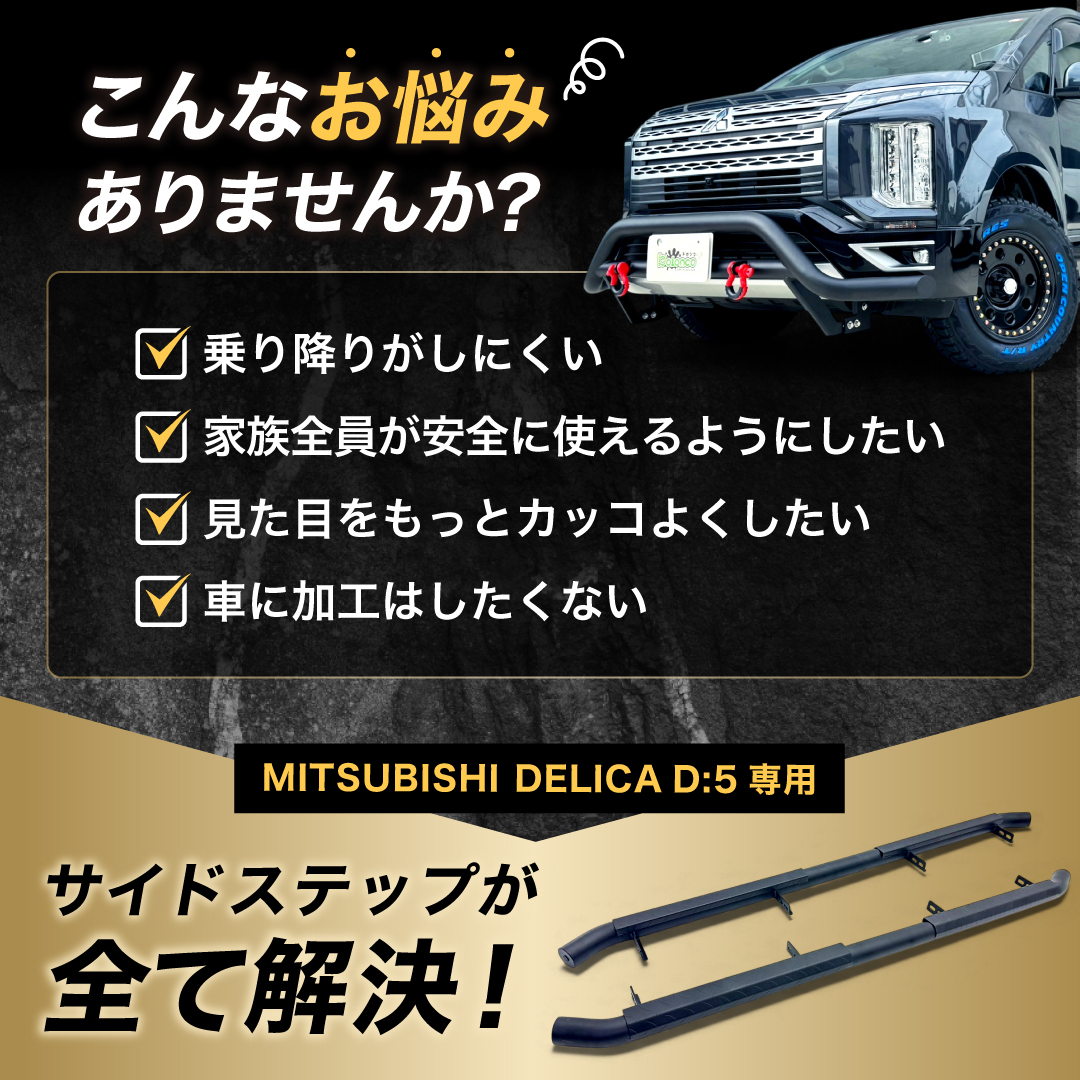 GI☆GEAR (ジーアイ・ギア) 販売代理店]サイドステップ/サイドガード