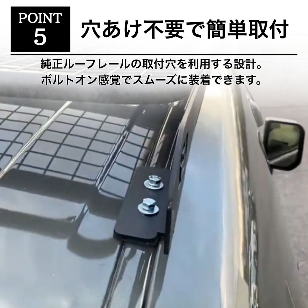 トヨタ（TOYOTA） GI☆GEAR オフロード ルーフラック ルーフキャリア