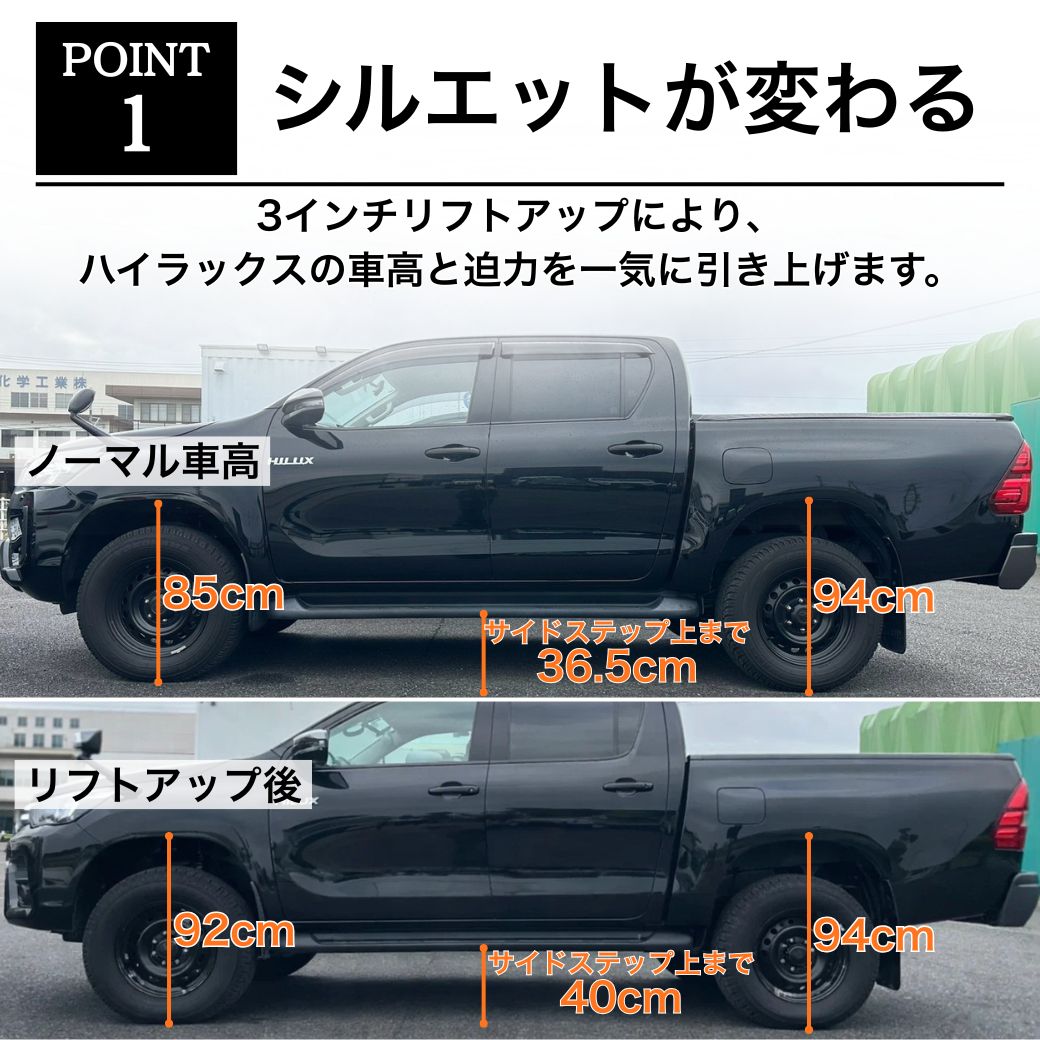 トヨタ（TOYOTA） GI☆GEAR 3インチアップ フロントスペーサー リフト