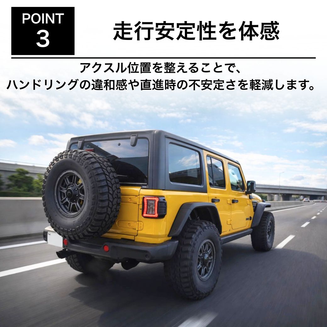 クライスラー・ジープ [GI☆GEAR(ジーアイギア)社製] リアラテラル