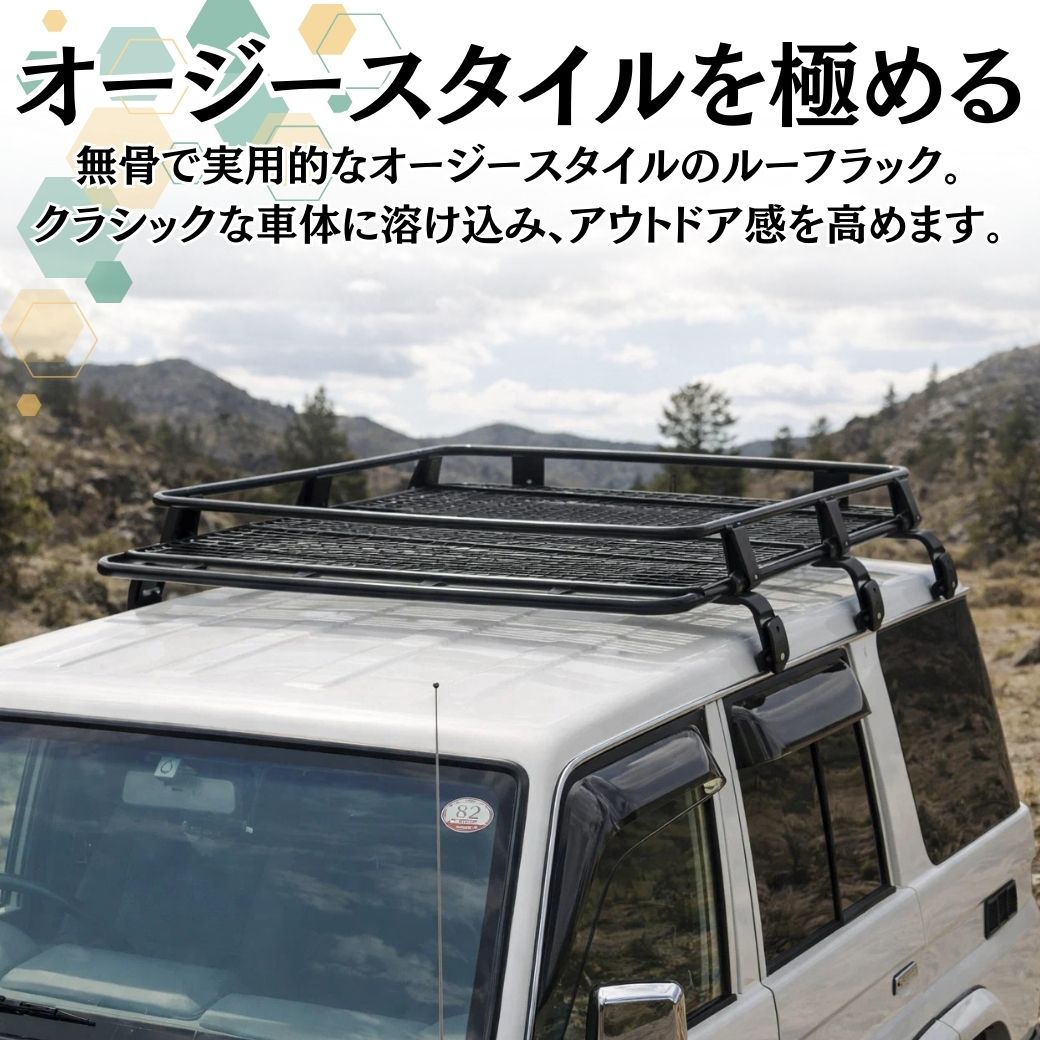 GI☆GEAR ルーフラック(ショート) ＆リアラダー 2点セット TOYOTA