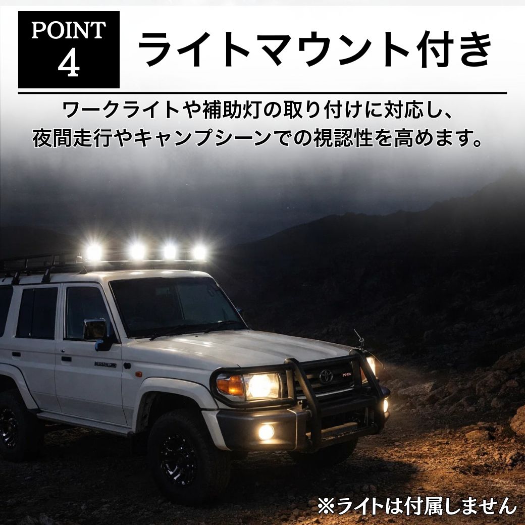 トヨタ（TOYOTA） GI☆GEAR オージースタイル ルーフラック ルーフ