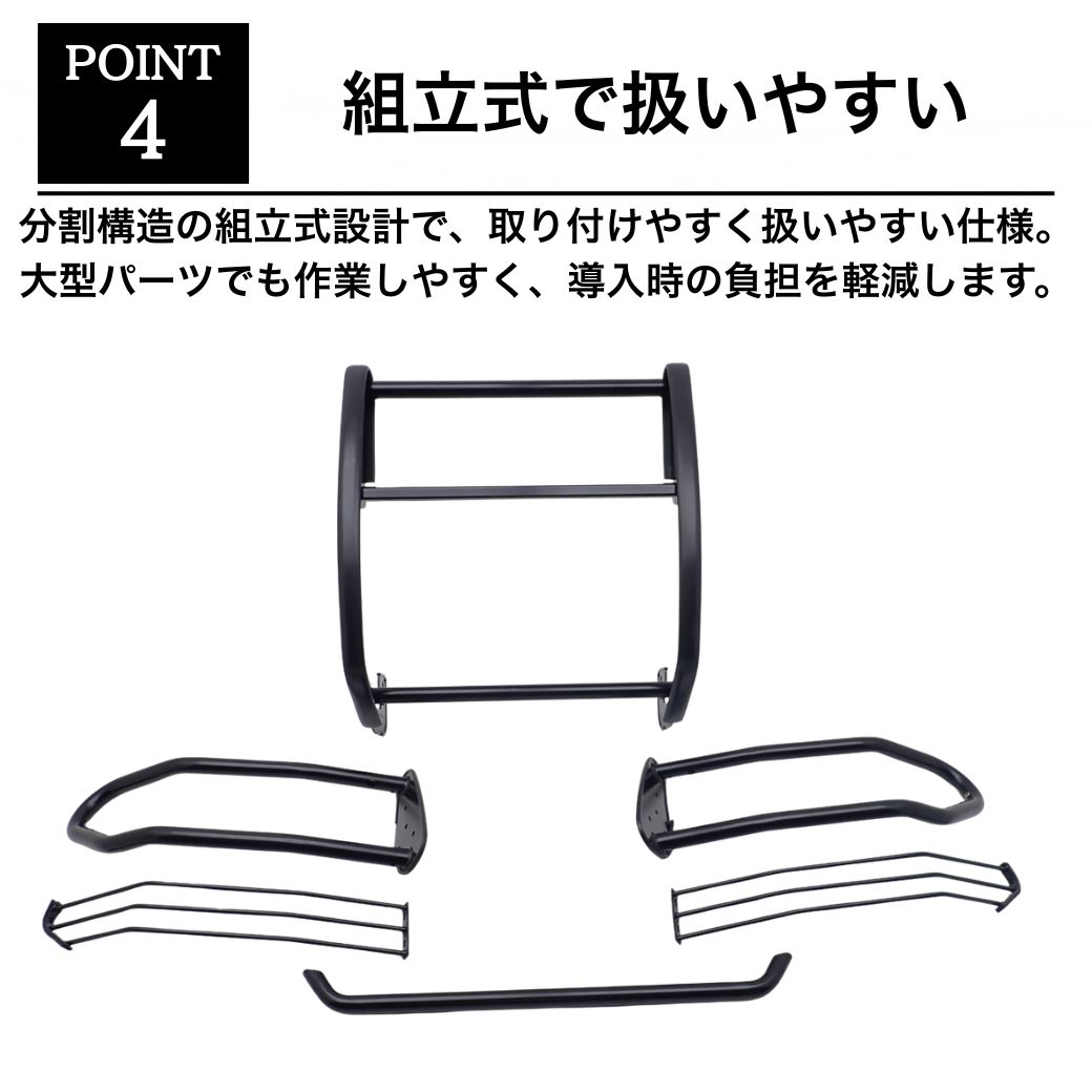 トヨタ（TOYOTA） GI☆GEAR グリルガード ブルバー TOYOTA FJ
