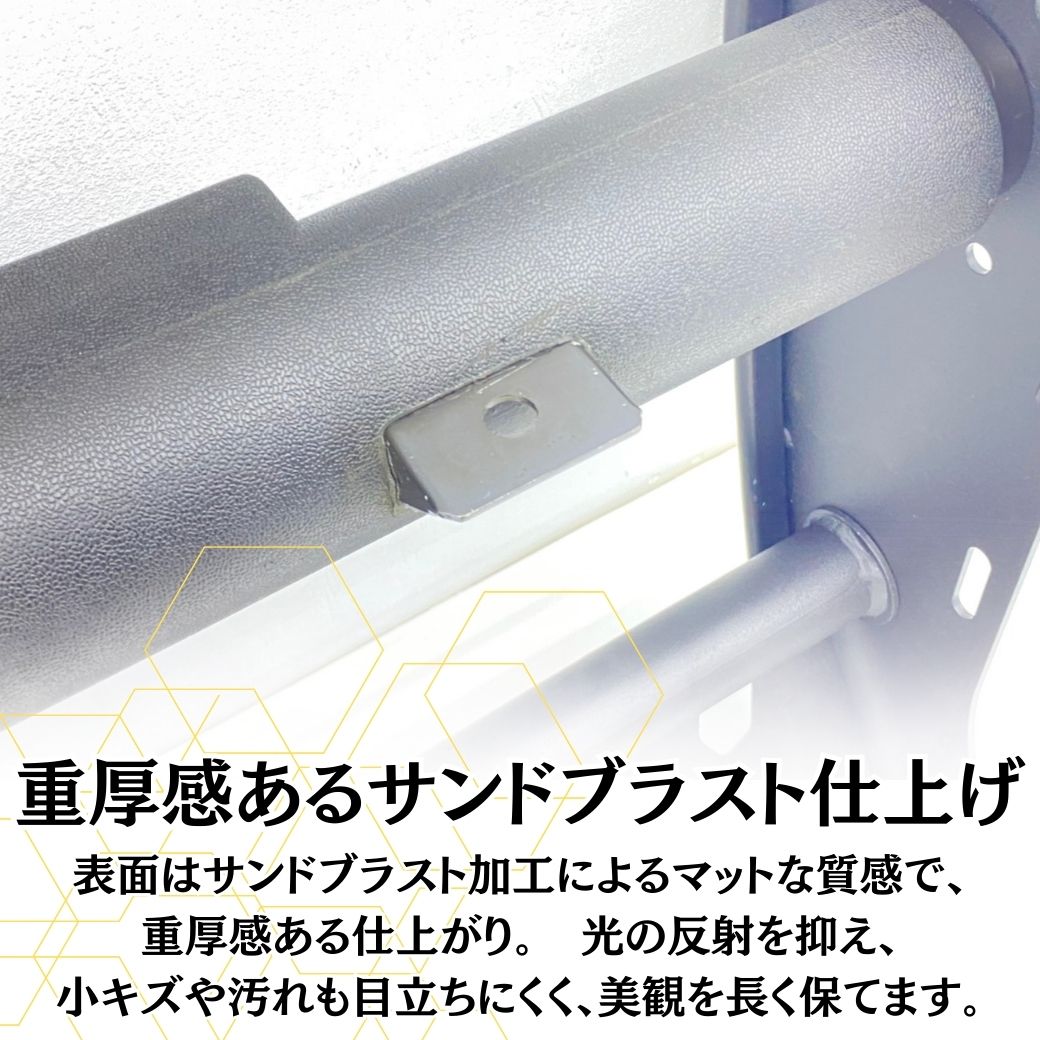 ハイラックス GI☆GEAR U3バンパーガード (組立式) ブラック グリル