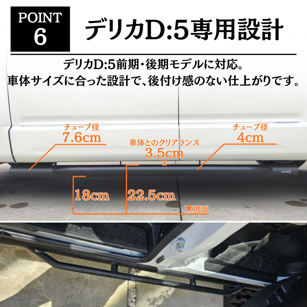 三菱（MITSUBISHI） GI☆GEAR サイドロックスライダー デリカ D5 前期