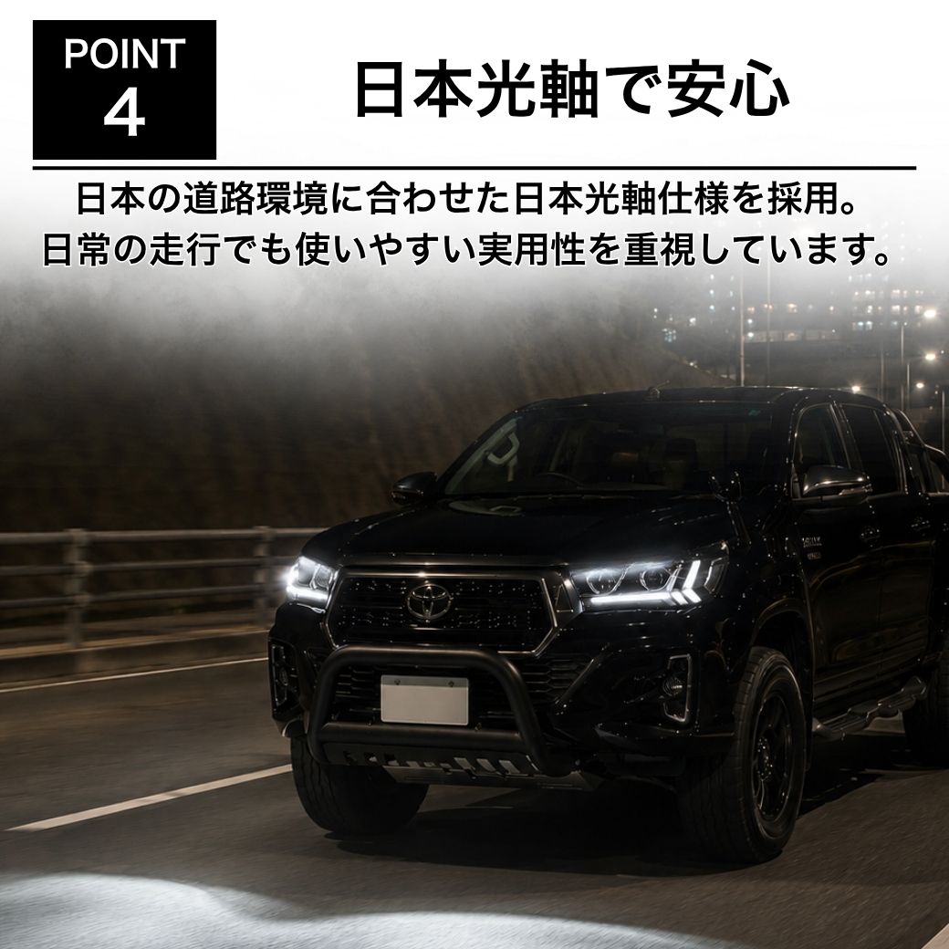 GI☆GEAR] LEDヘッドライト シーケンシャルウインカー HILUX