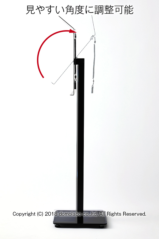 メニュースタンド スチール B4横 順番待ち記名台 メニュー台 HM-60