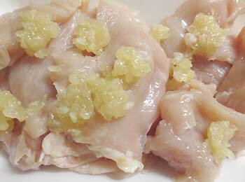 鶏肉三五八漬け込み約15分